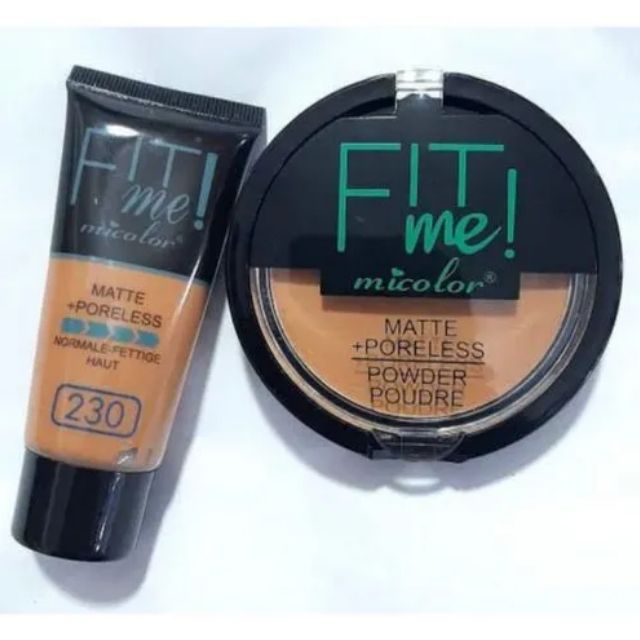 Micolor 2 In 1 Fit Me Matte Poreless Powder + Liquid
