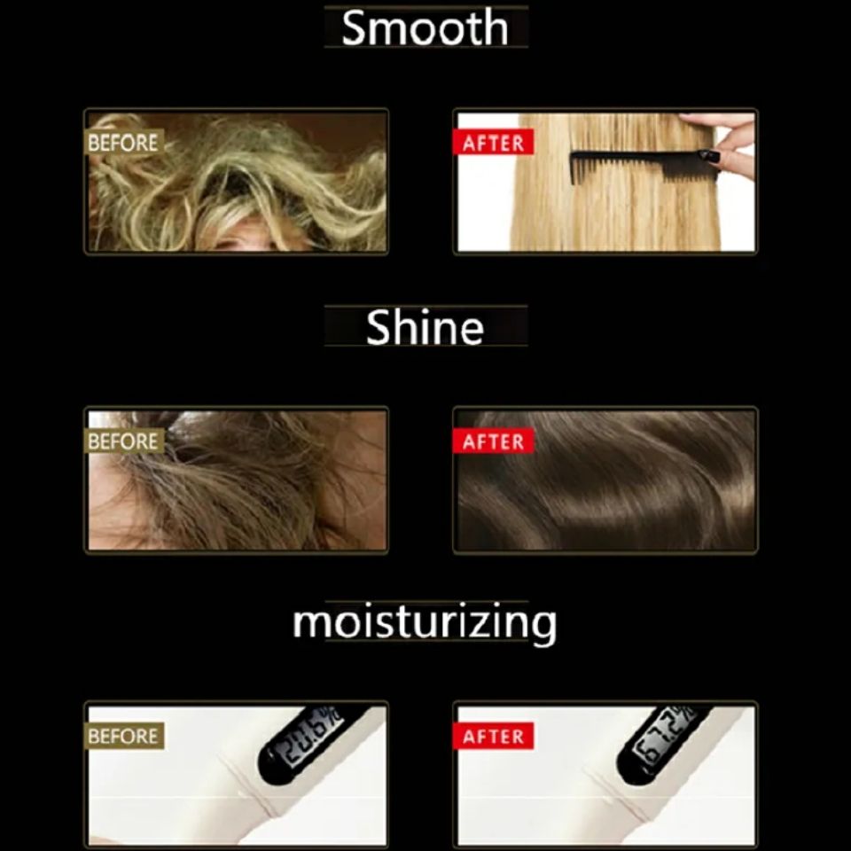 LUODAIS Argan Oil Essence Hair Care Repairing Serum Fragrance Smoothing Protects Damaged Hair & Scalp Care Conditioner 80ml