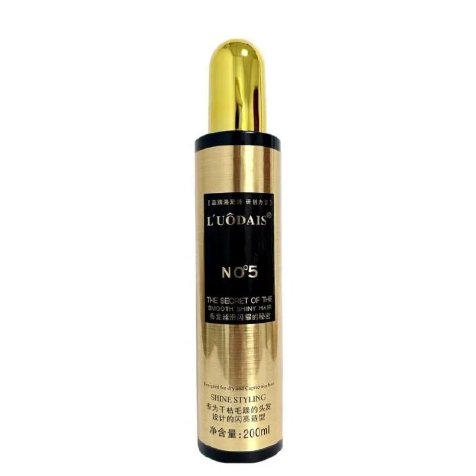 Hair Spray/Long Lasting Golden Lure Hair Perfume Spray for human hair/wigs/weaves hair shine & styling spray - Ludois No5. Hair Oil Fragrance Treatment Care Essence