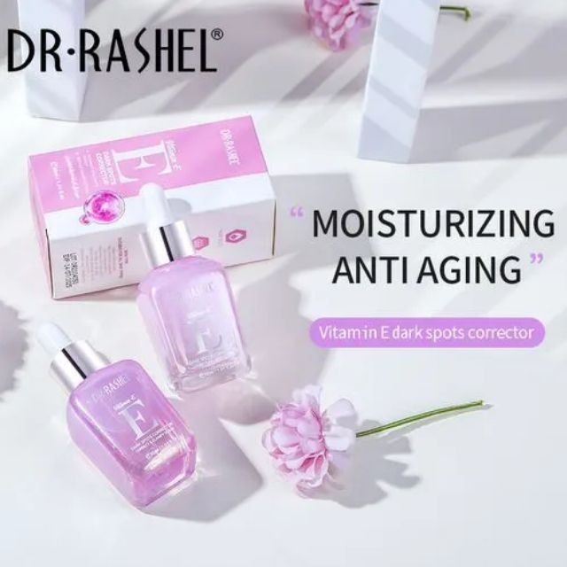 Dr. Rashel Vitamin E Dark Spots Corrector Face Serum (reduce fine lines, moisturizes, even skin tone, removes pigmentation, and wrinkles