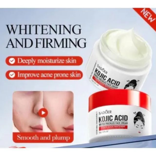 SADOER Kojic Acid Whitening And Firming Facial Cream -30g