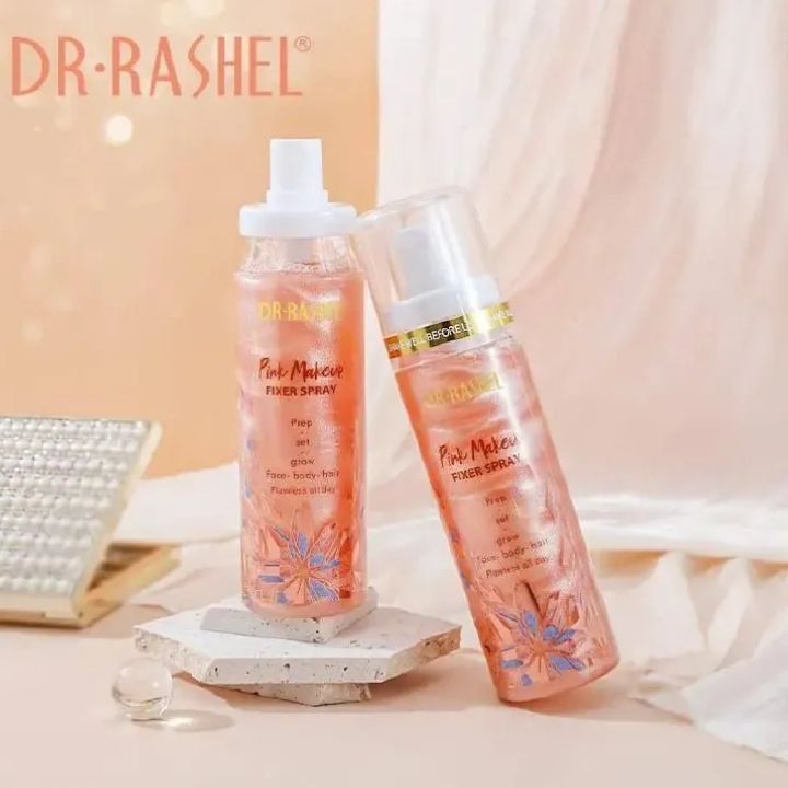 Dr. Rashel Pink Makeup Fixer Spray view 3