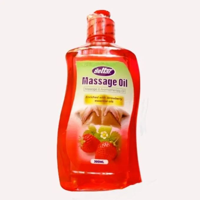 Bettar Massage oil enriched with strawberry / aroma therapy oil-300ml