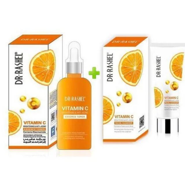 Dr. Rashel Vitamin C Brightening & Anti-Ageing Facial Toner + Cleanser