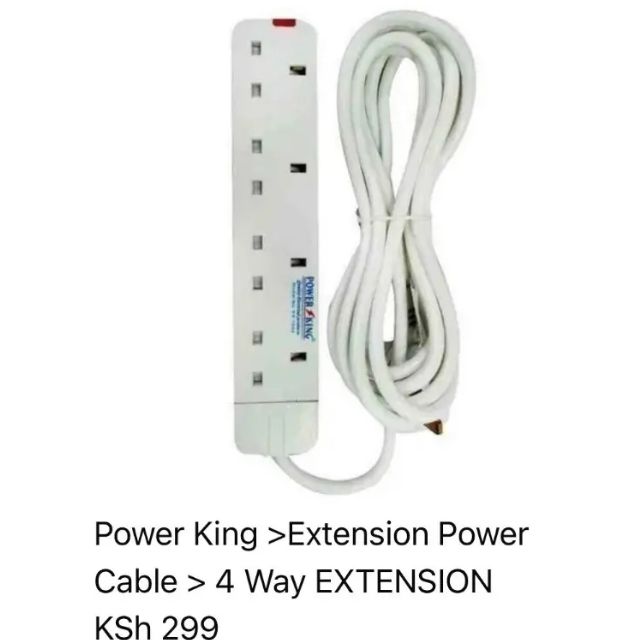 Sundabests Power King Heavy Duty 4-way Power/Socket Extension Cable Charging Outlet extension cable