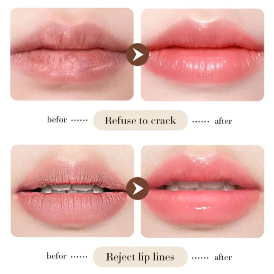 SADOER Coconut Brightening Lip Balm Moisturizing Anti Cracking Hydrating Repair Nourishing Soothing Lipstick gloss Lips Skin Care Products lipbalm