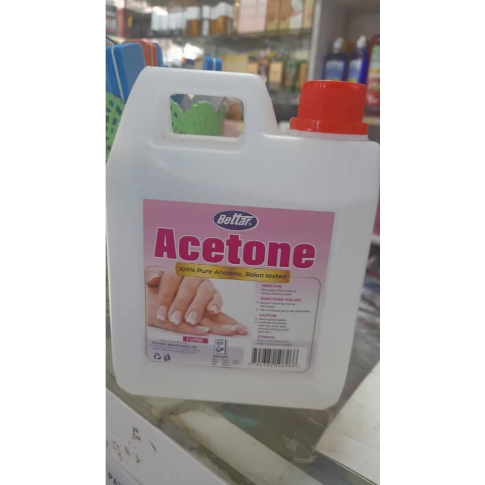 Bettar Pure Acetone Nail Polish Remover - 1 litre