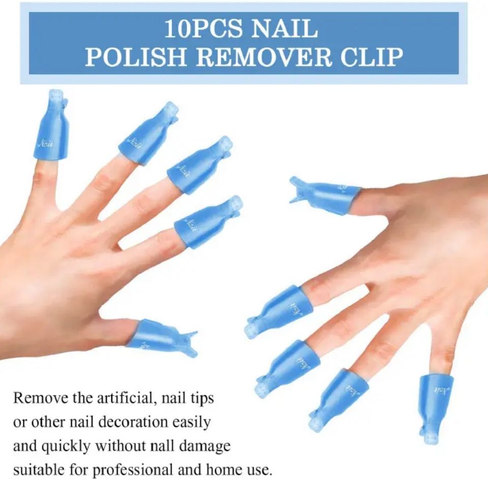 Quality Gel Polish Remover Soak off caps UV gel Nail Art Remover pegs