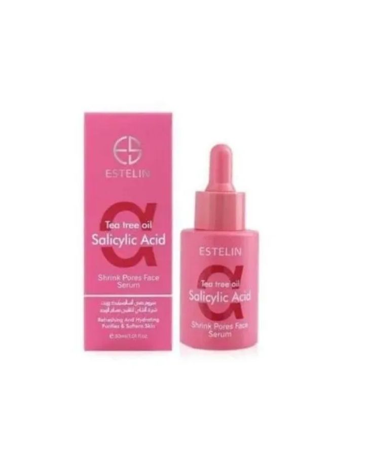 1Pc ESTELIN Repairing, Hydrating, Firming And Brightening Face Serums - B5 Ceramide, Rice & Collagen, Vitamin C With Tumeric, Vitamin A Retinol, Salicylic Acid And Tea Tree, Rosehip niacinamide