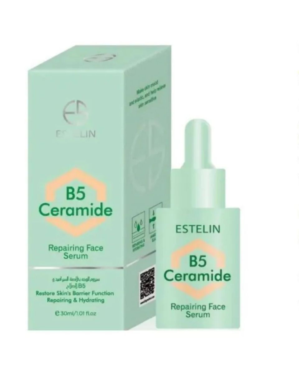 1Pc ESTELIN Repairing, Hydrating, Firming And Brightening Face Serums - B5 Ceramide, Rice & Collagen, Vitamin C With Tumeric, Vitamin A Retinol, Salicylic Acid And Tea Tree, Rosehip niacinamide