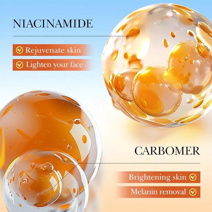 5Pcs SADOER Vitamin C Brightening Travel Kit – Includes Cleanser, Toner, Serum, Cream, and Lotion. Brightening, Whitening, Moisturizing & Hydrating Face Body Skin Care Set