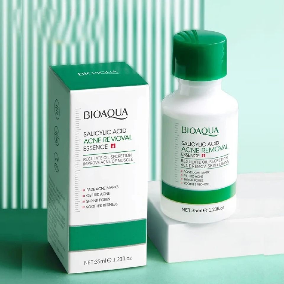 3 Pieces, Salicylic Acid Cleanser + Salicylic Acne Removal Cream (20g) + Salicylic Acid Acne Removal Essence, Shrink Pores, Eliminate Pimples, Can combine With Vitamin C, Regulate Oil Secretion, Clean