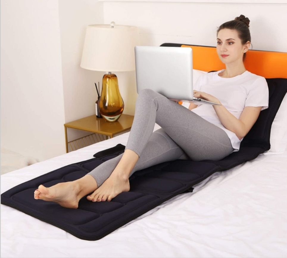 9 levels home massage mat with soothing heat with the size of 5.2ft length