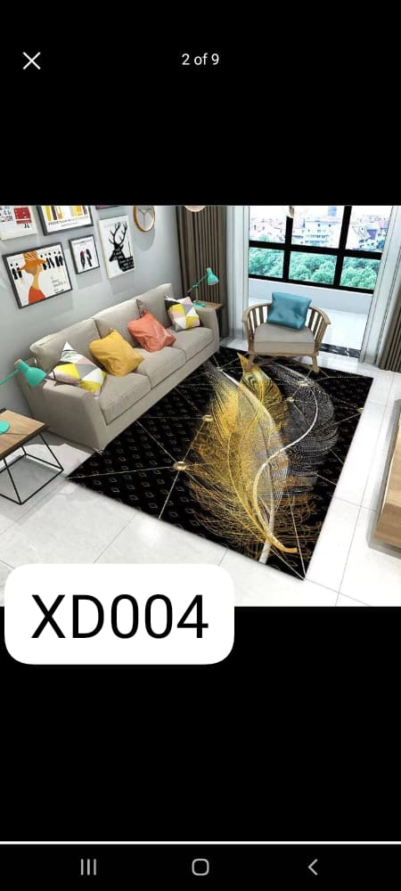High quality home 3D Carpet...east to sweep and wash