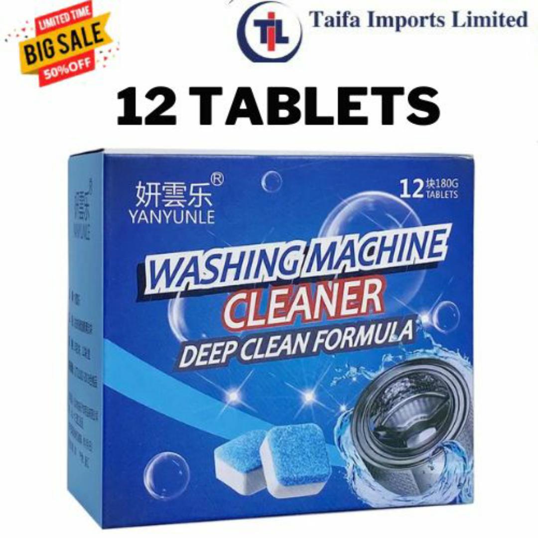 YANYUNLE Washing Machine Cleaner – Cleaning Tablets ✅ Deep Clean Formula ✅ - Say goodbye to grime, odors, and hidden buildup!