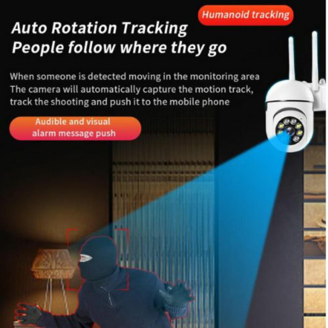 360 PTZ WIRELESS INDOOR OUTDOOR SMART WIFI IP CCTV SECURITY CAMERA AUTO TRACKING ROTATION