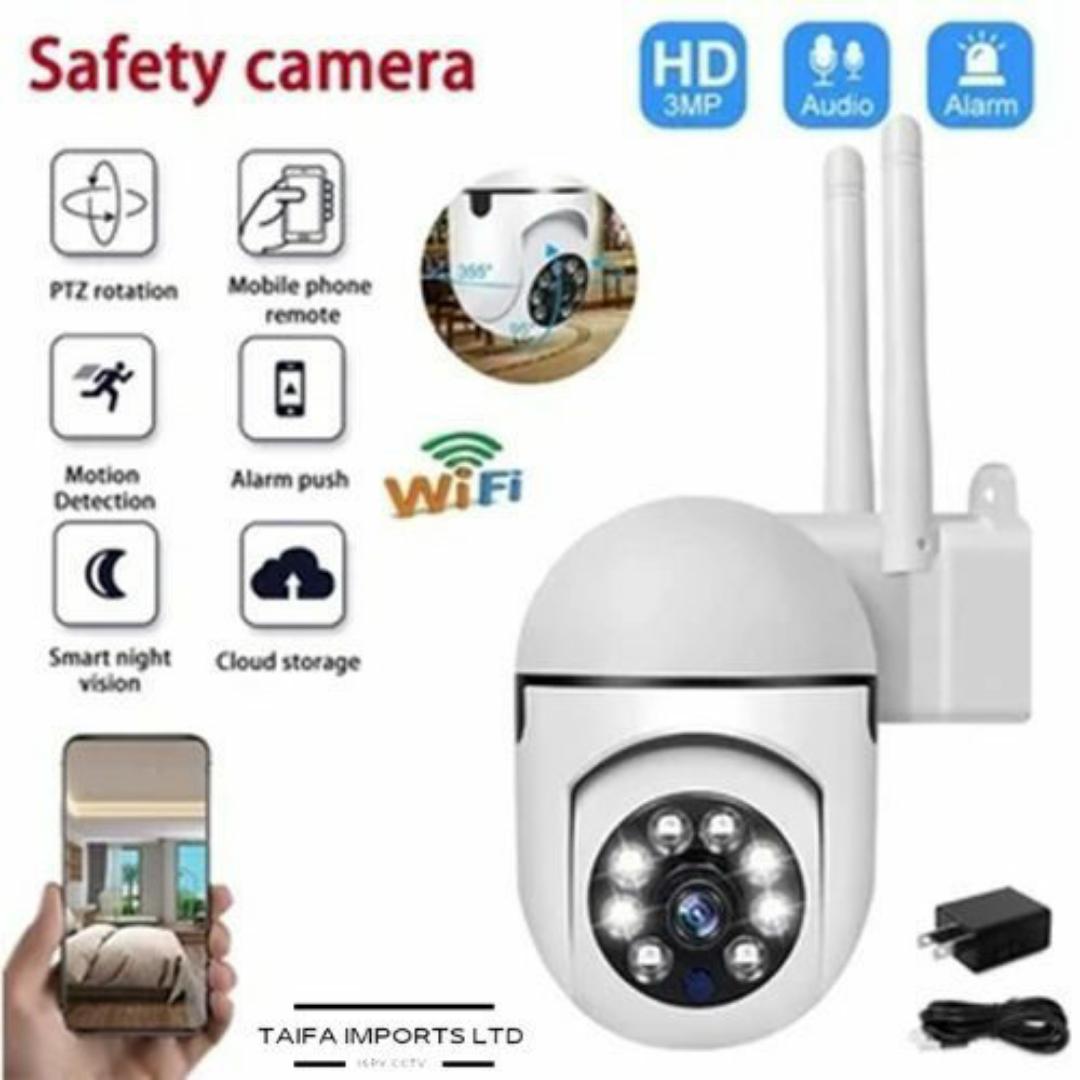 360 PTZ WIRELESS INDOOR OUTDOOR SMART WIFI IP CCTV SECURITY CAMERA AUTO TRACKING ROTATION