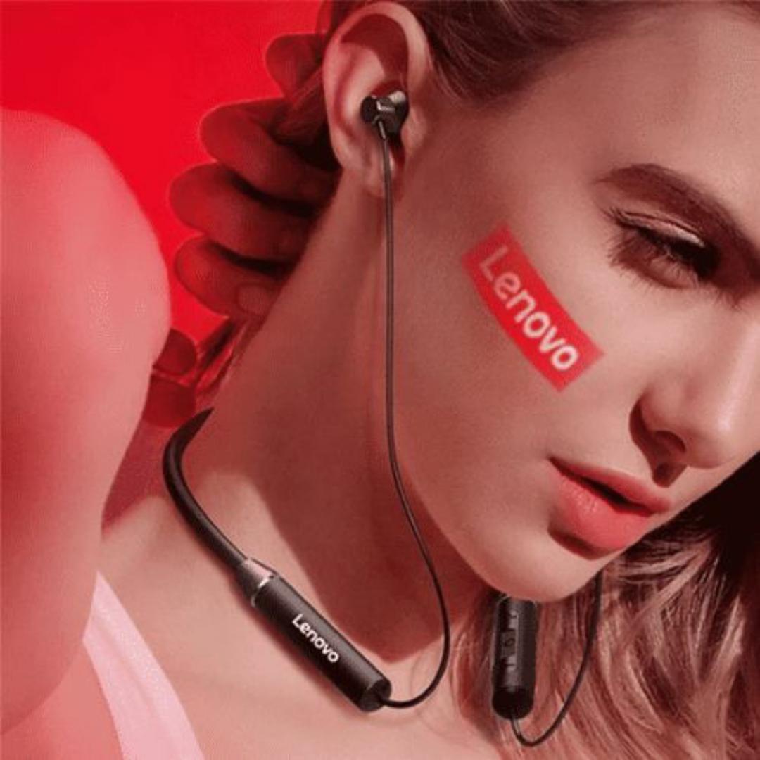 LENOVO HE05 BLUETOOTH 5.0 WIRELESS EARPHONE HEADSET WATERPROOF MAGNETIC NECKBAND