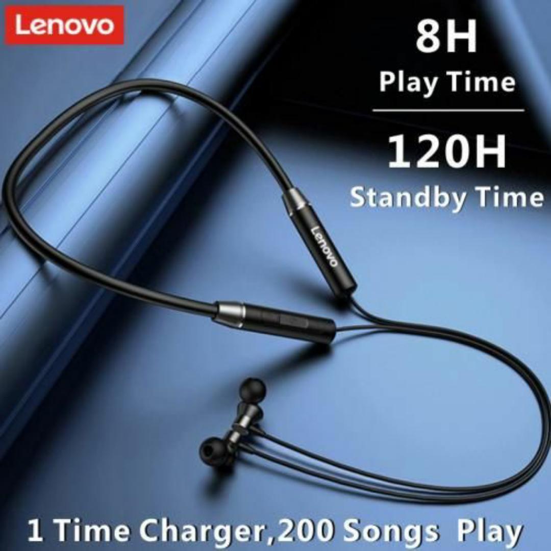 LENOVO HE05 BLUETOOTH 5.0 WIRELESS EARPHONE HEADSET WATERPROOF MAGNETIC NECKBAND