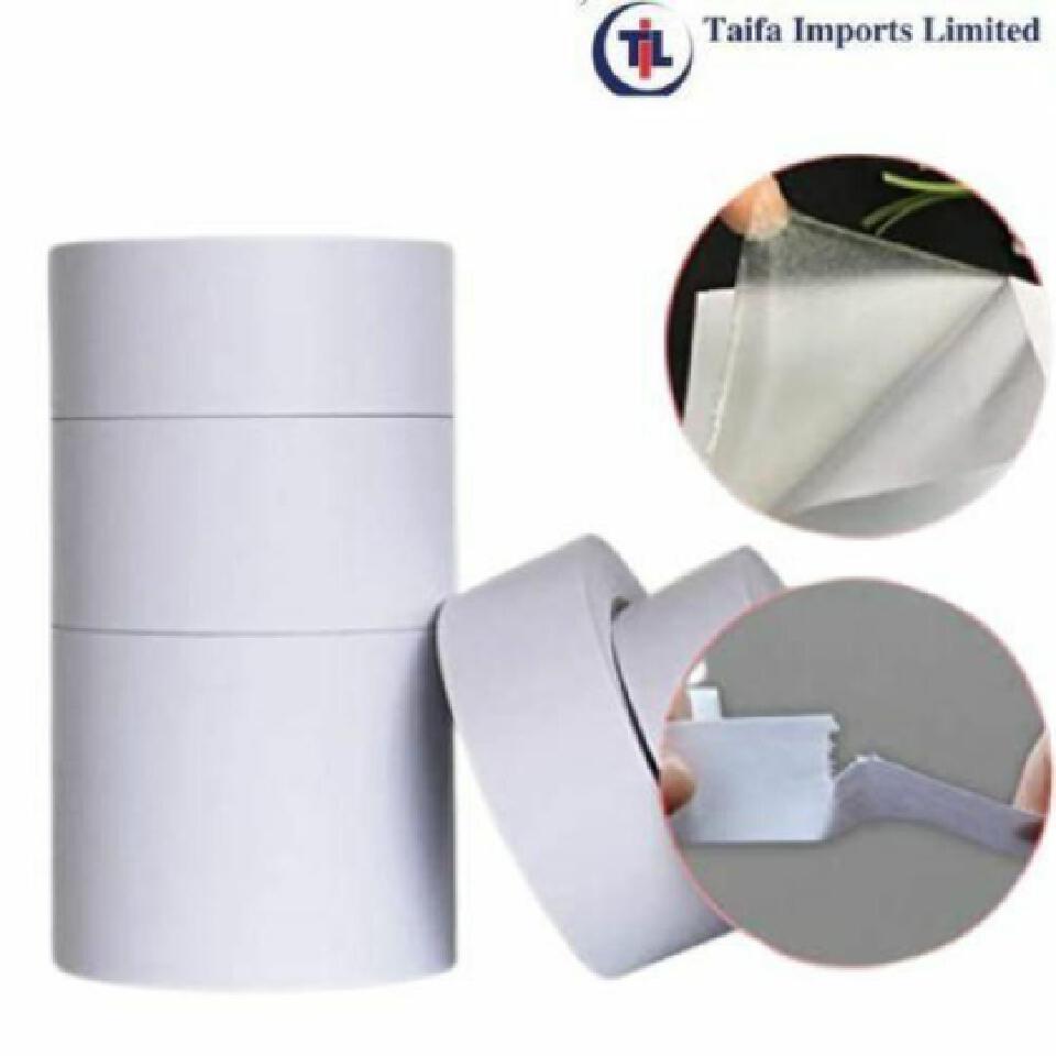 DOUBLE SIDED TAPE 100 METERS - TAIFA 100 Meters Tapes Strong Double Sided Tapes Adhesive for Banding, Posters, DIY, Promotional