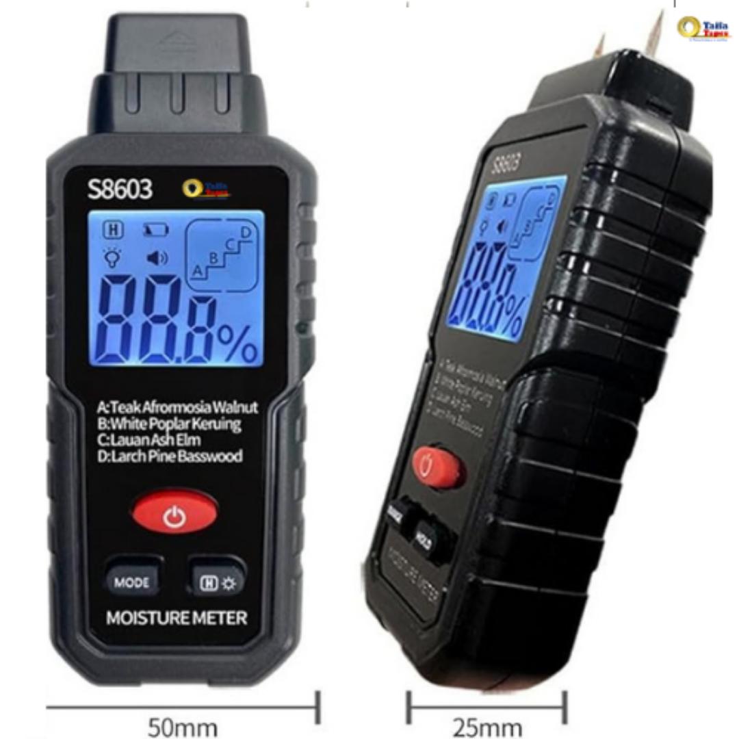 MOISTURE AND HUMIDITY METER

HYGROMETER  FOR TESTING WOOD, PAPER, GRAINS, TIMBER, CONCRETE