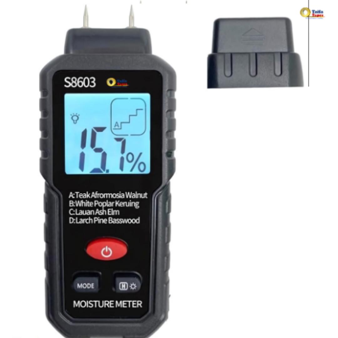 MOISTURE AND HUMIDITY METER

HYGROMETER  FOR TESTING WOOD, PAPER, GRAINS, TIMBER, CONCRETE