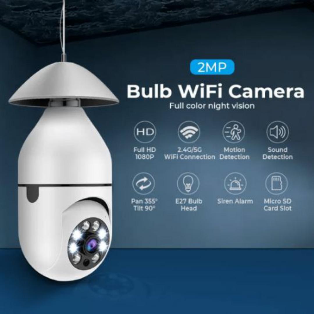 360° PANORAMIC PTZ E27 BULB CCTV WiFi IP SECURITY HD CAMERA