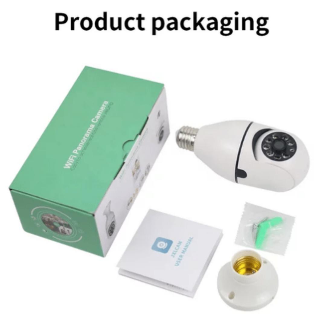 360° PANORAMIC PTZ E27 BULB CCTV WiFi IP SECURITY HD CAMERA