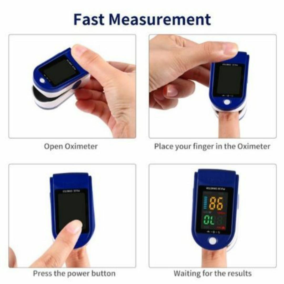 PULSE OXIMETERS FINGER TIP PULSE OXIMETER  Digital Medical Fingertip Pulse Oximeter Blood Oxygen Sensor Saturation Mini SpO2 Oxygenation Monitor