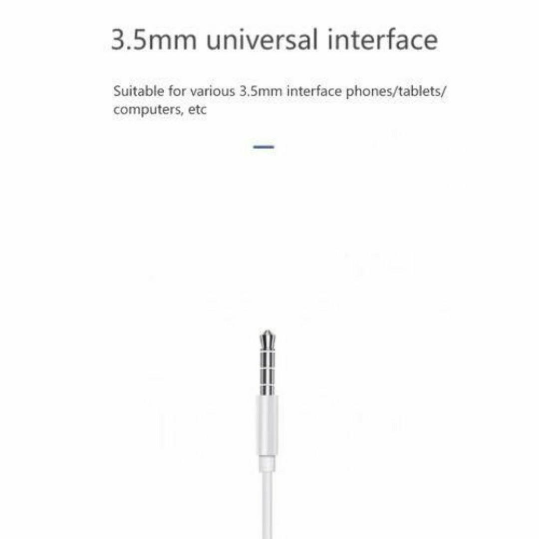 AT&T Wired Earphones Headphones Strong Bass with Microphone Noise Cancelling HD Sound Binaural Calls Earbuds Headsets