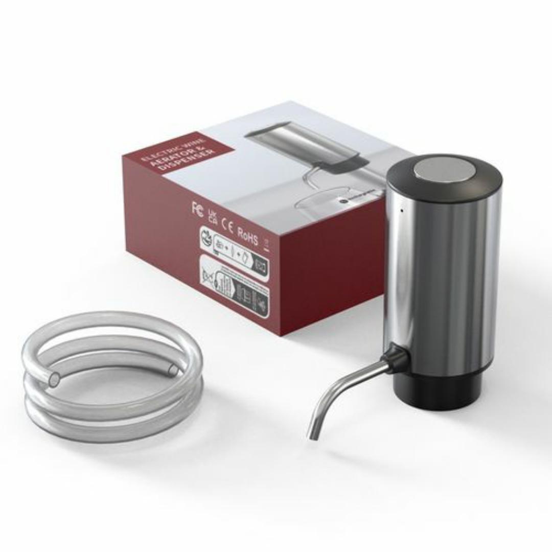 Electric Wine Aerator Automatic Decanter Pourer Whisker Pump Dispenser Quick Sobering Red Wine Airarator Bar Acceories Tools