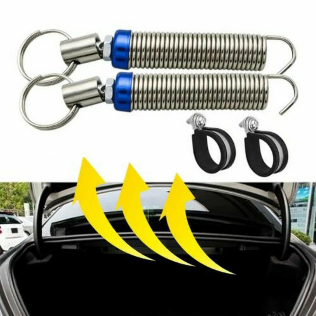 2pcs Car Trunk Lid Lift Springs Auto Trunk Lifting Devices Opening Tools Metal Spring Devices Car Trunk Vehicle Parts