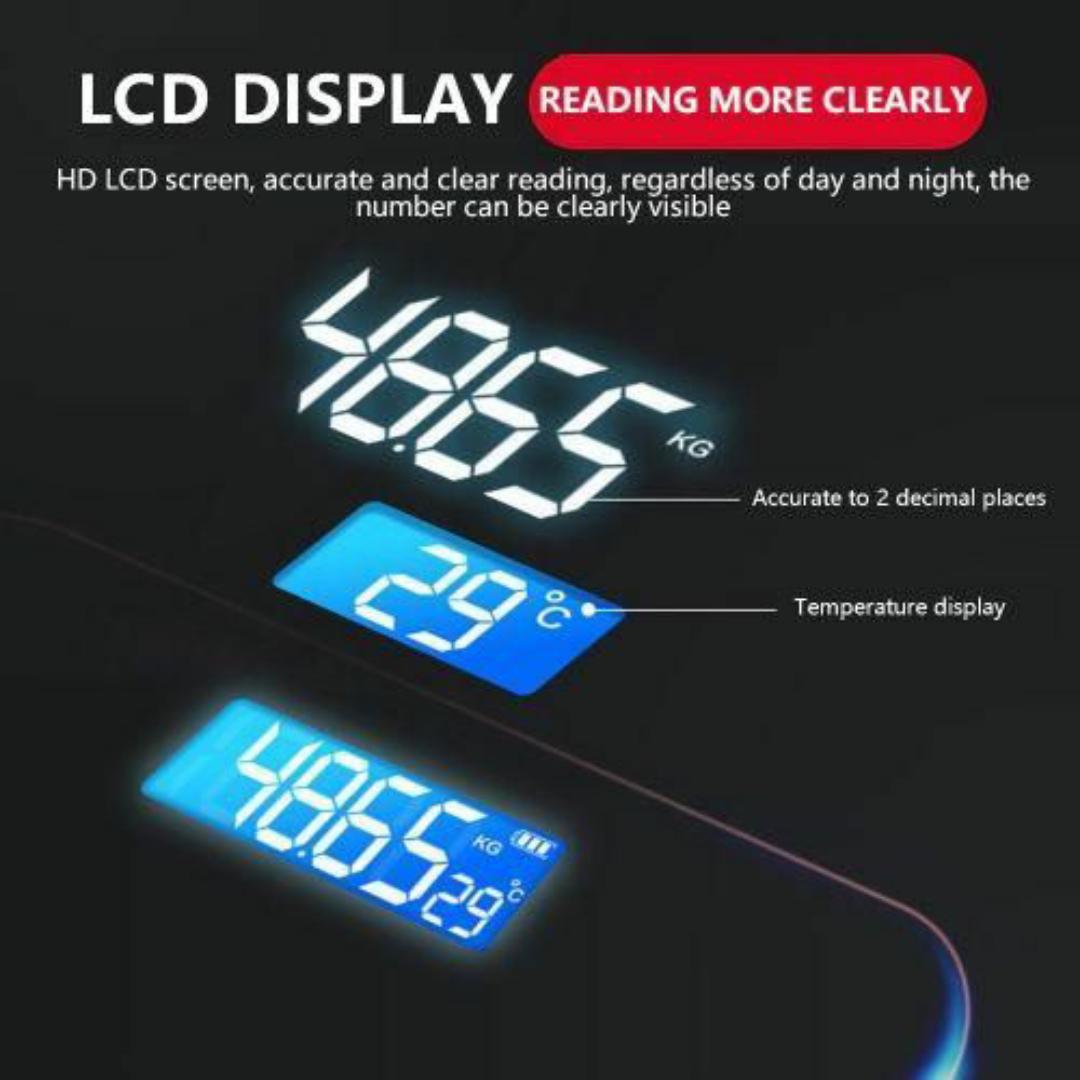 SMART WEIGHING SCALE DIGITAL MACHINE INTELLIGENT BMI BODY FAT SCALE WITH BLUETOOTH APP (OKOK) - 18 Multi Metrics Fitness Tracker