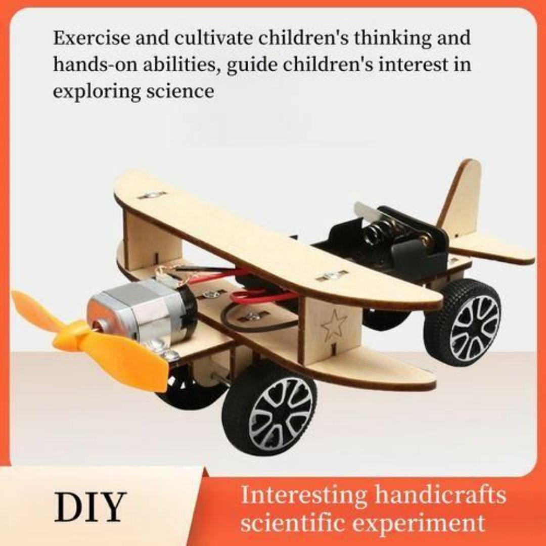 DIY Handmade Airplane Model Toys Science Physics Kids School Project Educational Toy  - DIY AEROPLANE FOR KIDS TO ASSEMBLE ON DRIVE