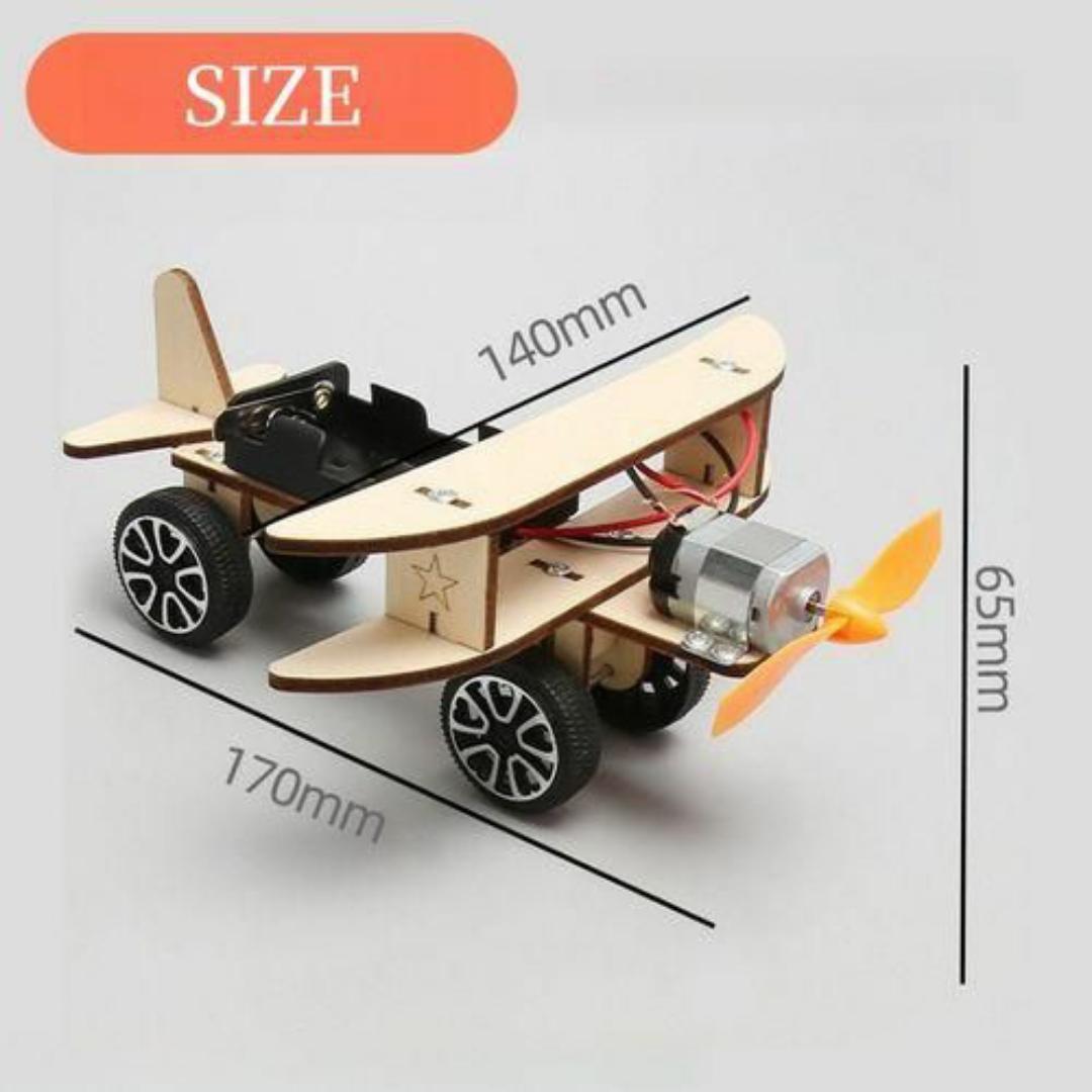 DIY Handmade Airplane Model Toys Science Physics Kids School Project Educational Toy  - DIY AEROPLANE FOR KIDS TO ASSEMBLE ON DRIVE