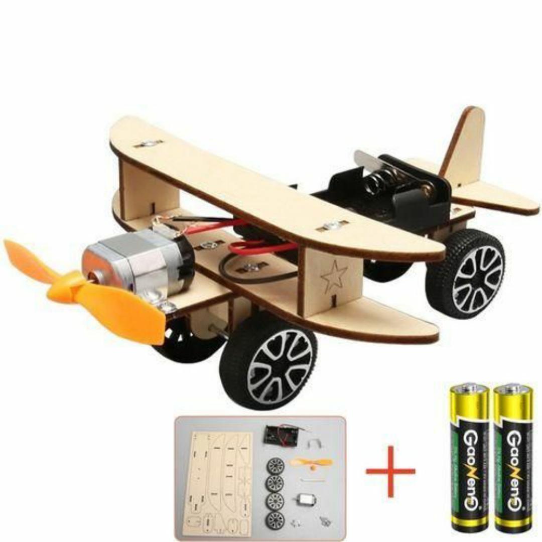 DIY Handmade Airplane Model Toys Science Physics Kids School Project Educational Toy  - DIY AEROPLANE FOR KIDS TO ASSEMBLE ON DRIVE