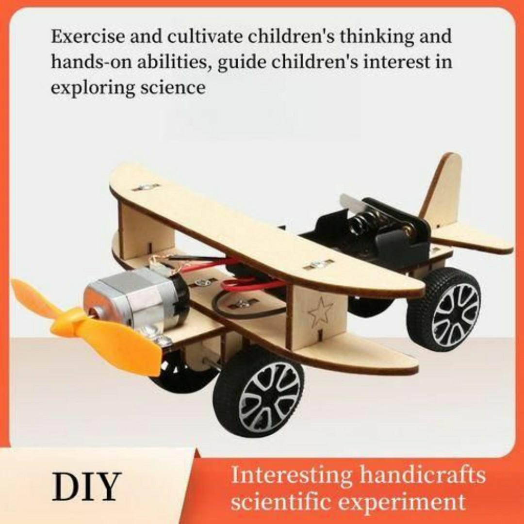 DIY Handmade Airplane Model Toys Science Physics Kids School Project Educational Toy  - DIY AEROPLANE FOR KIDS TO ASSEMBLE ON DRIVE