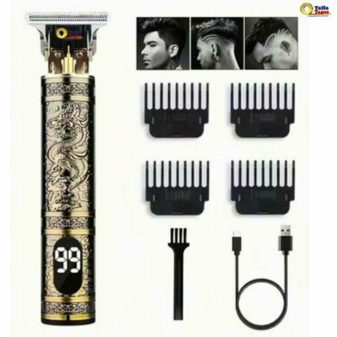 LED Digital Display USB Rechargeable Cordless Hair Shaving Machine & Beard Trimmer - Style Anytime, Anywhere