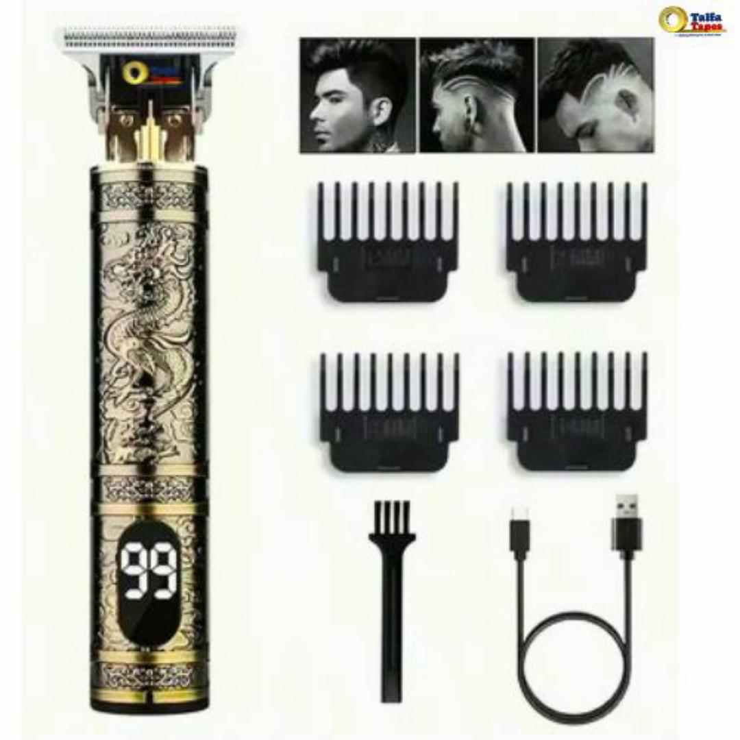 LED Digital Display USB Rechargeable Cordless Hair Shaving Machine & Beard Trimmer - Style Anytime, Anywhere