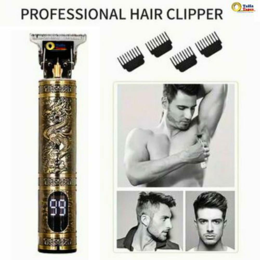 LED Digital Display USB Rechargeable Cordless Hair Shaving Machine & Beard Trimmer - Style Anytime, Anywhere