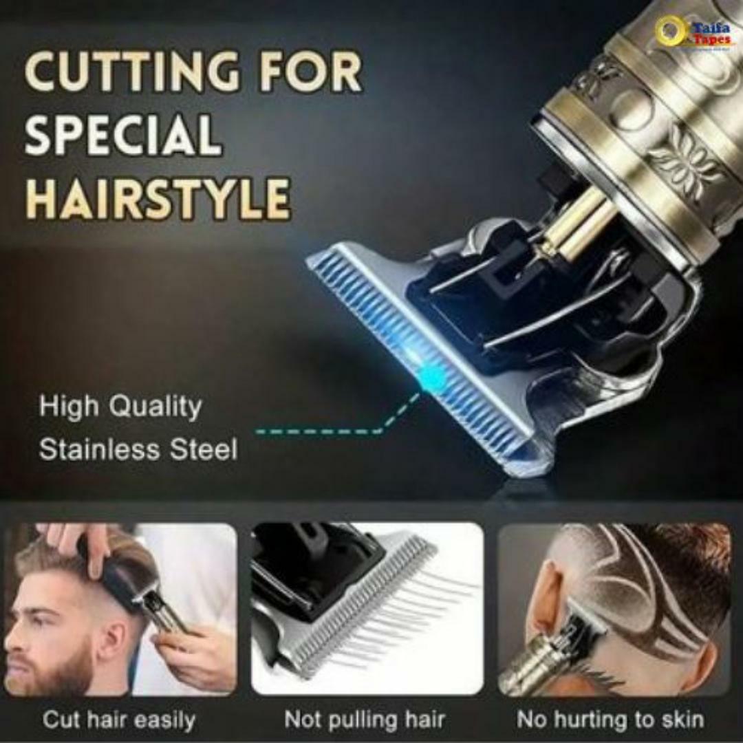 LED Digital Display USB Rechargeable Cordless Hair Shaving Machine & Beard Trimmer - Style Anytime, Anywhere