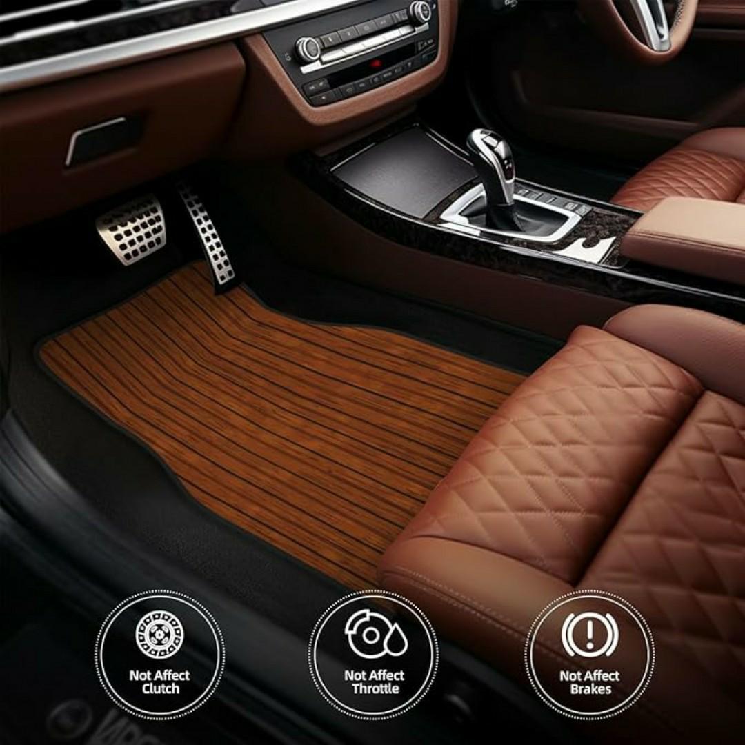 5 PCS SPHINIX LATEX CAR MATS WITH WATERPROOF PVC BACKING – UNIVERSAL FIT CAR MAT