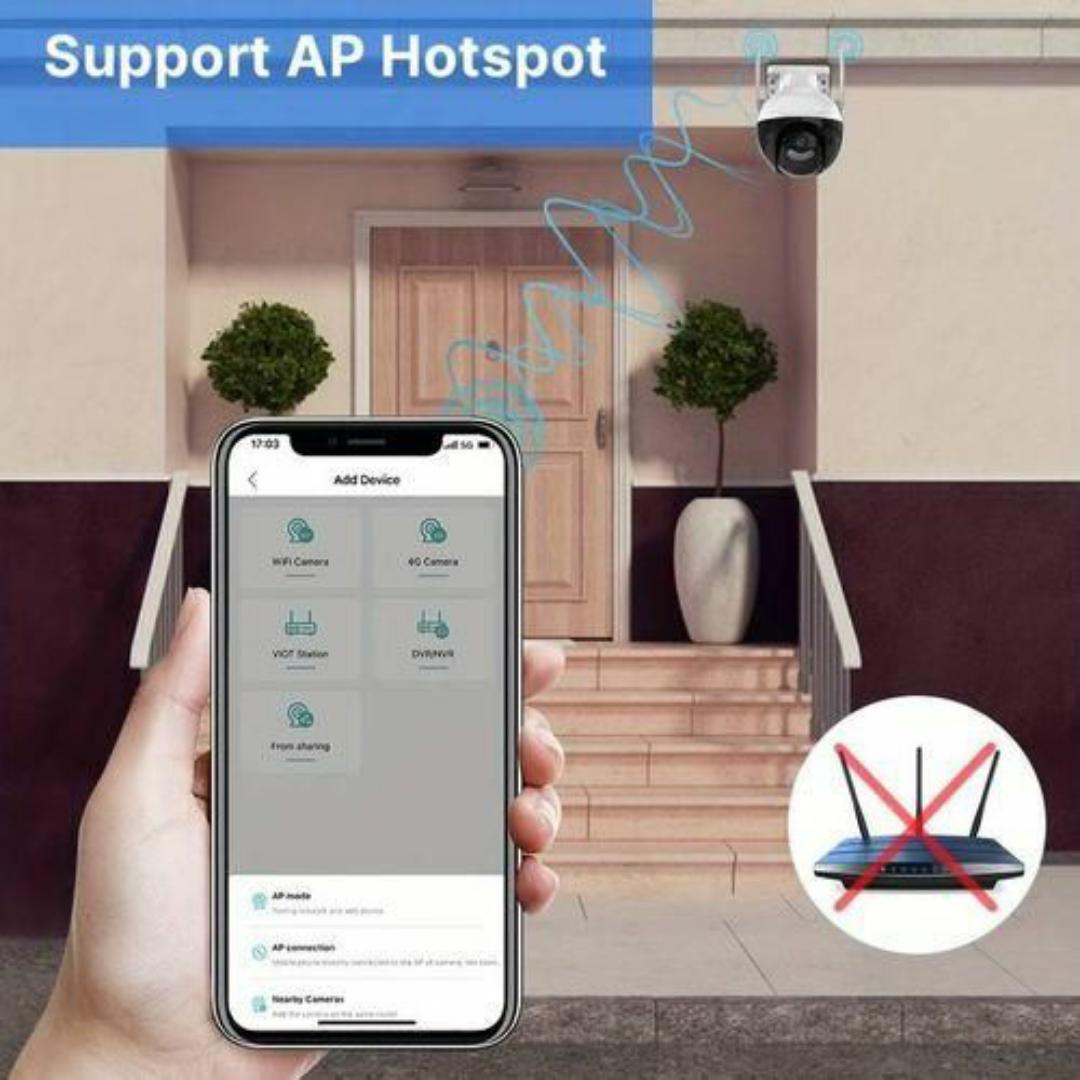 4K Outdoor WiFi Smart CCTV Security Surveillance Camera – Advanced Protection for Your Home!