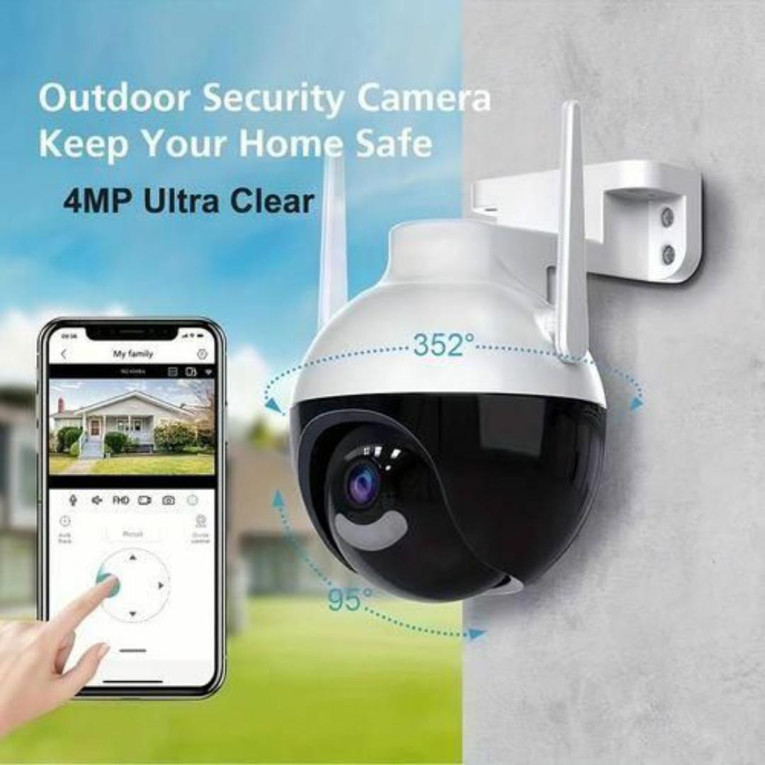 4K Outdoor WiFi Smart CCTV Security Surveillance Camera – Advanced Protection for Your Home!
