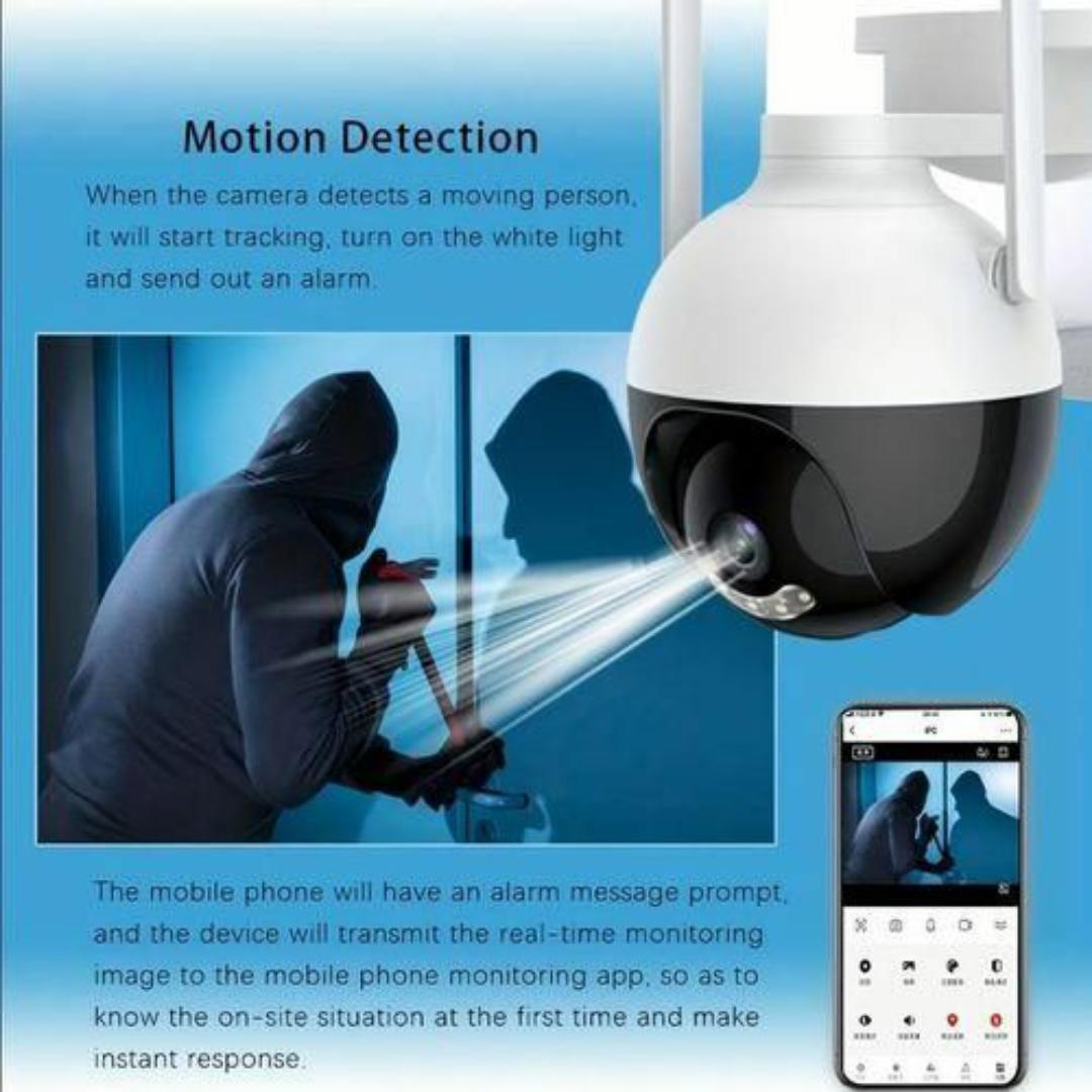 4K Outdoor WiFi Smart CCTV Security Surveillance Camera – Advanced Protection for Your Home!