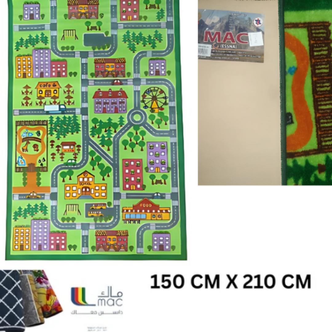 EGYPTIAN KIDS CARPETS LIVING ROOM BEDROOM CARPET ANTI SLIP FLOOR MAT RUGS HOME DECOR - 150cm by 210cm