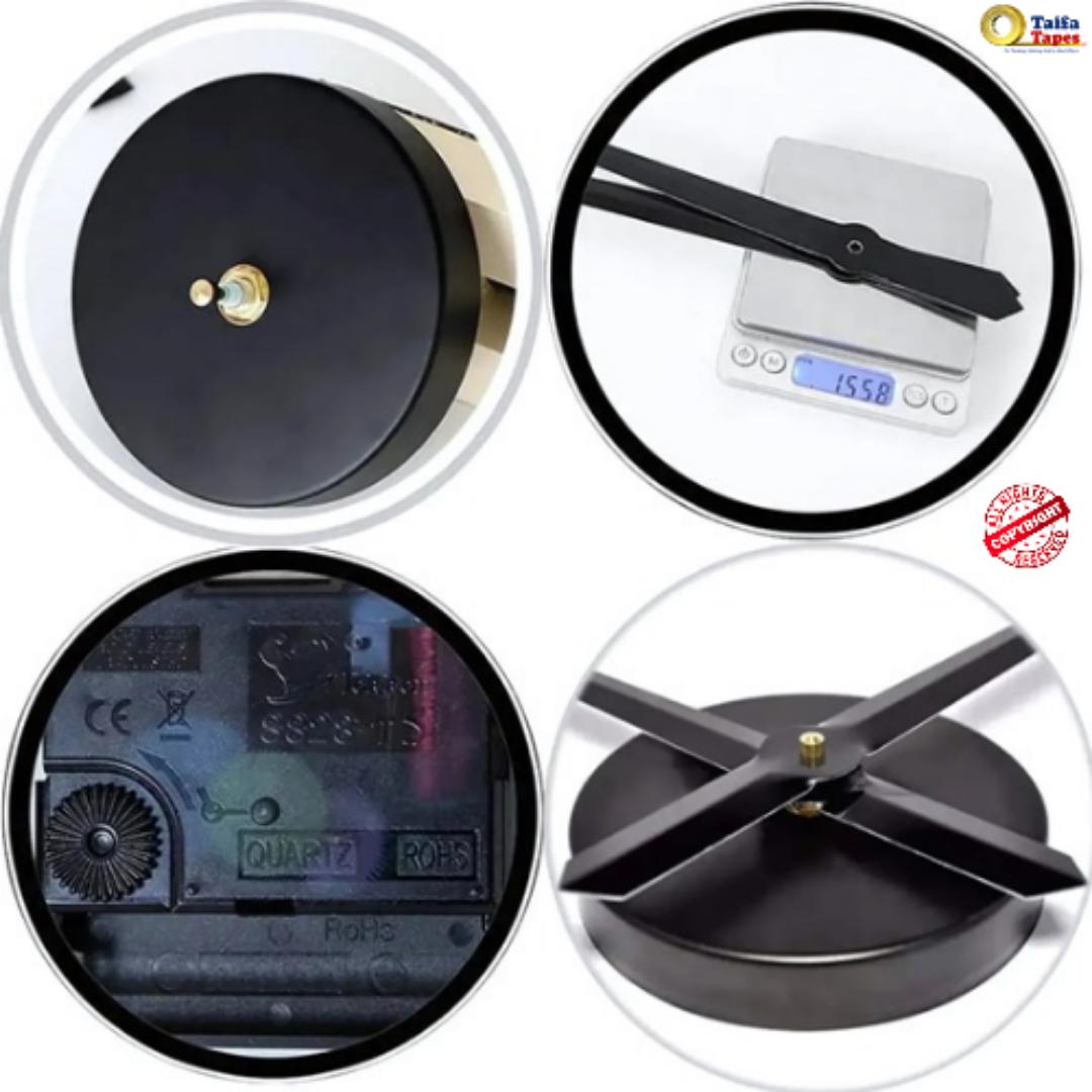 Modern 3D Frameless Wall Clock Style Watches Hours DIY Room Home Decorations