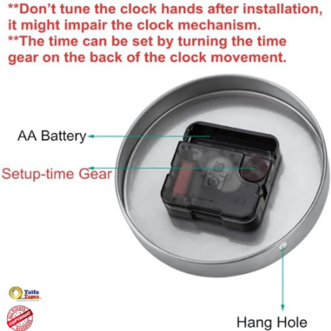 Modern 3D Frameless Wall Clock Style Watches Hours DIY Room Home Decorations
