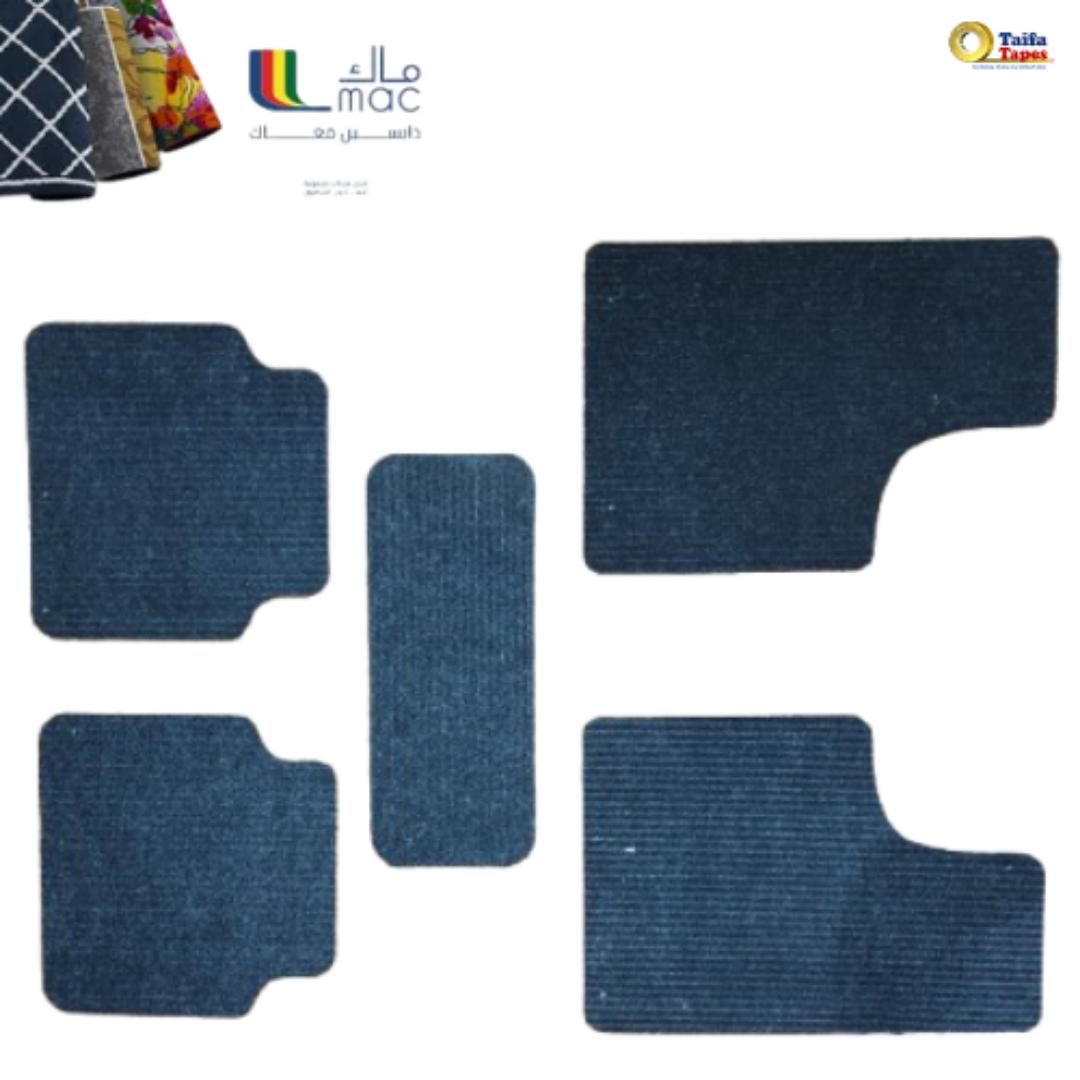 Mac Carpet CAR MATS FOR UNIVERSAL FIT CARS 5 PCS SET MAT WITH PVC WATERPROOF BACKING