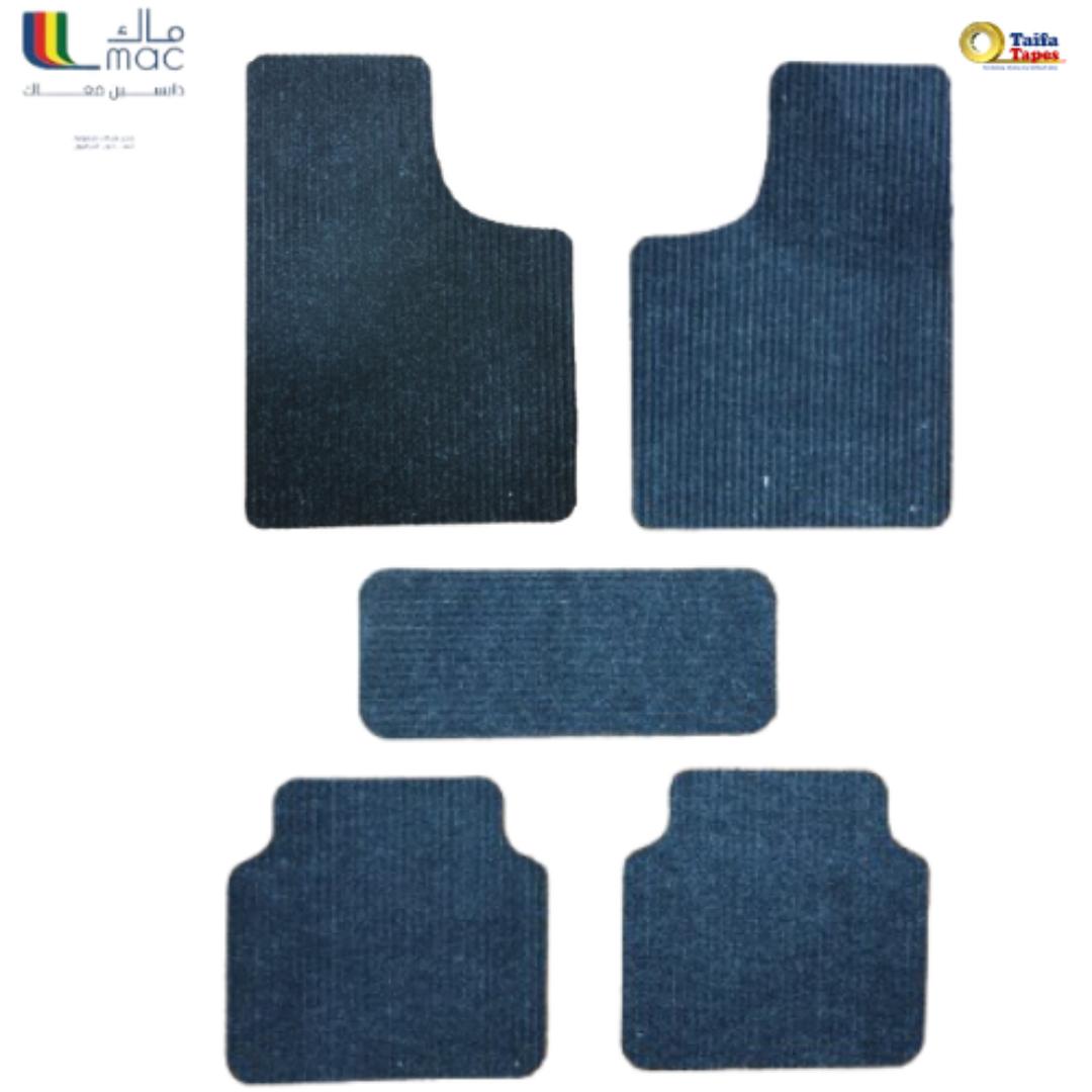 Mac Carpet CAR MATS FOR UNIVERSAL FIT CARS 5 PCS SET MAT WITH PVC WATERPROOF BACKING